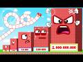Numberblocks Snake 100 ESCAPEs Evil 1000 S House Maze Mix Level Up
