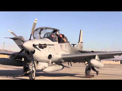 Afghan Air Force receives first four A-29 attack aircraft