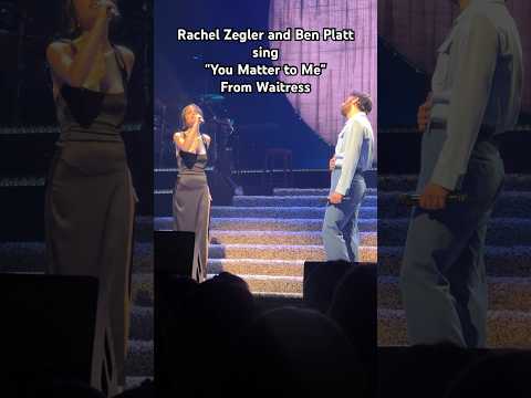 Rachel Zegler and Ben Platt sing "You Matter to Me" from Waitress