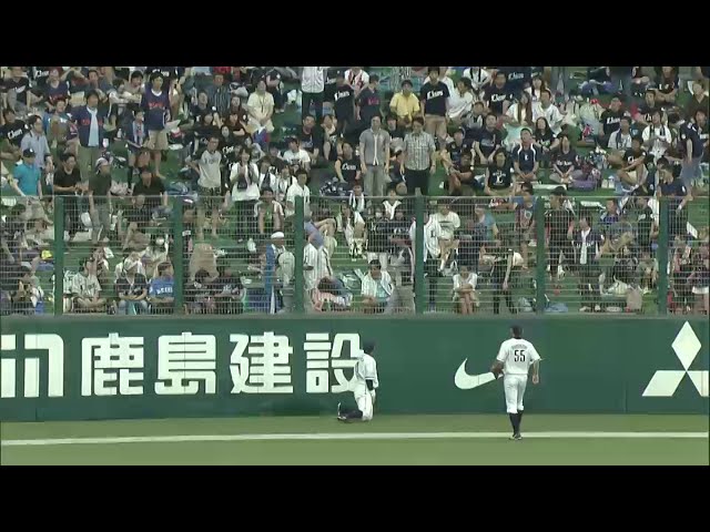 6回表タイガース・マートン レフトスタンドへ第8号同点ソロホームラン!!  2014/6/14 L-T