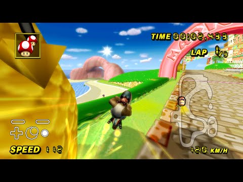 [MKW TAS] GCN Peach Beach (Glitch) - 54.270 by cf, Ejay, and Marth