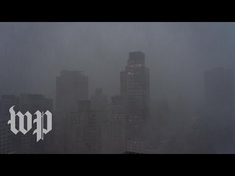 Intense snow and wind trigger snow squall warning in New York Video