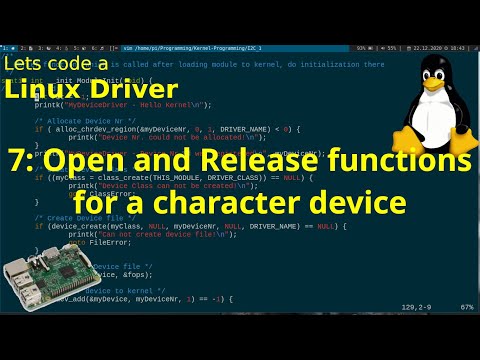 Let's code a Linux Driver: 7- open and release functions for a character device