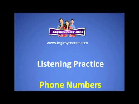 Listening to Phone Numbers