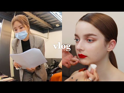 메이크업 아티스트 화보촬영장 브이로그