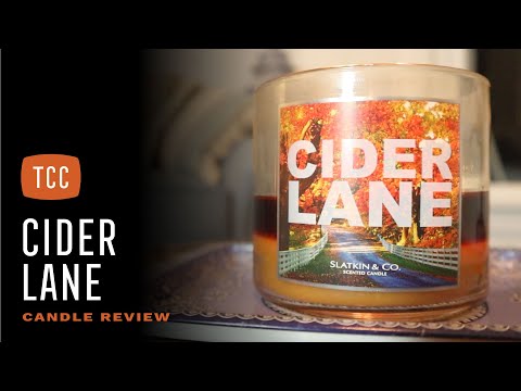 Cider Lane Candle Review - Bath & Body Works