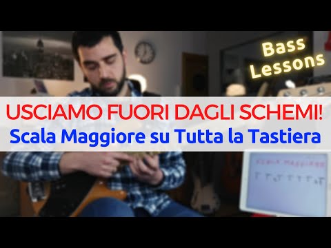 SCALE SUL BASSO SU TUTTA LA TASTIERA (SCALA MAGGIORE) | Lezione di Basso con Luca Macchioni