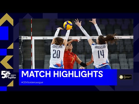 Highlights I Romania vs. Slovakia I CEV Volleyball European Golden League 2023