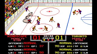Apple IIGS Game: Superstar Ice Hockey (1987 Mindscape)