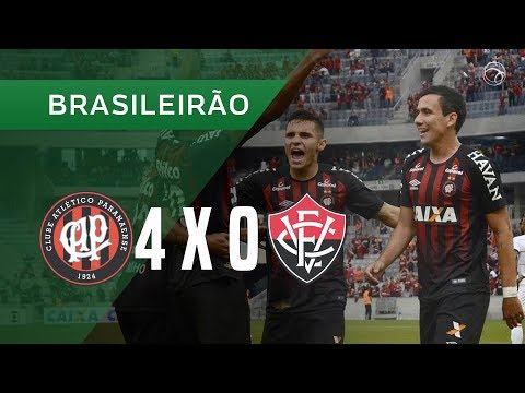 ATLÉTICO-PR 4 x 0 VITÓRIA - GOLS - BRASILEIRÃO 2018