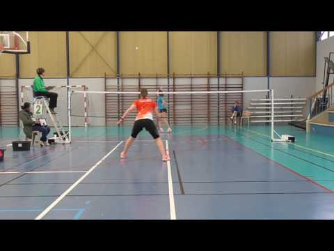 ICN3 - Bourges - BCVC - badminton - Simple dame 1