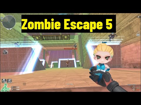 Crossfire QQ ( Đột Kích ) 2.0 : Zombie Escape 5 - Hero Mode X - Zombie V4
