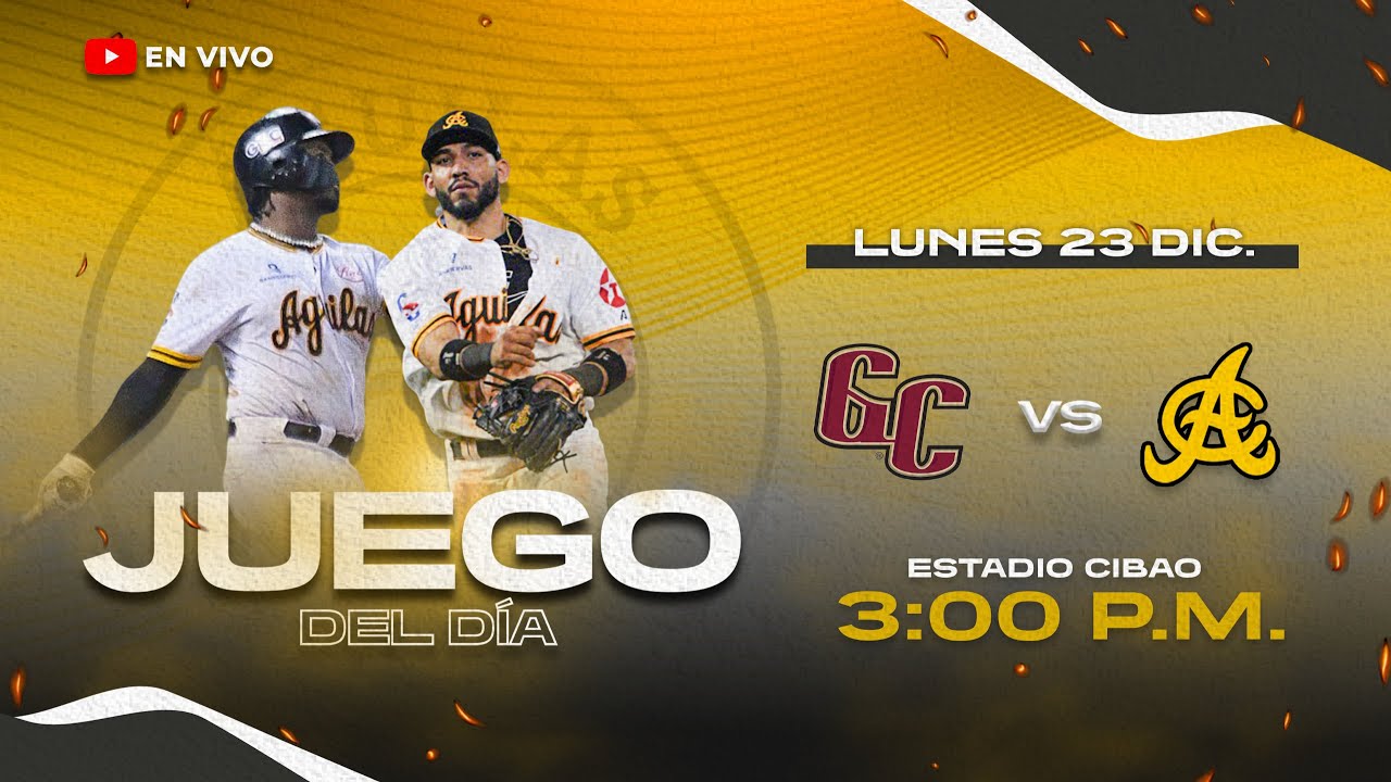 GIGANTES DEL CIBAO VS ÁGUILAS CIBAEÑAS | SERIE REGULAR 2024-25