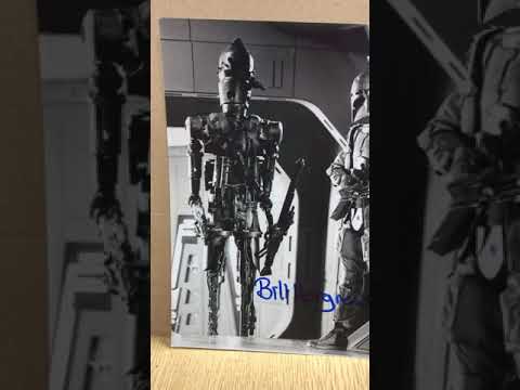 Star wars Bounty Hunters IG-88 BOSSK BOBA FETT Autographs Bill Hargreaves Jeremy Bulloch Alan Harris