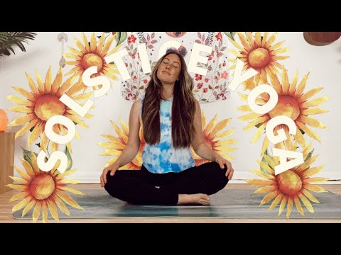 SUMMER SOLSTICE SLOW FLOW 🌞 relaxing summertime vinyasa | short and sweet [25 mins]