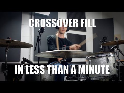 Crossover 16th Fill in less than a Minute - Daily Drum Lesson
