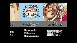 【でんぢゃらすじーさん】サブコーナーランキング