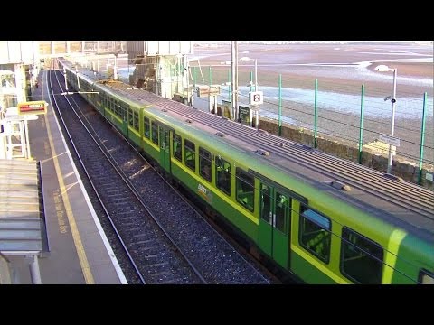 8300 Class Dart Train number 8318 - Booterstown Station, Dublin