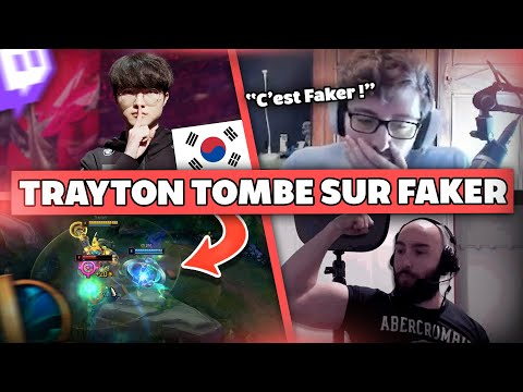TRAYON TOMBE SUR FAKER EN SOLOQ CORÉE - Best of LoL #423 Réactions