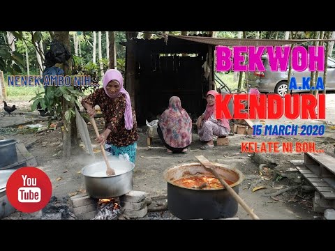 Kenduri Kahwin aka Bekwoh di Kelate