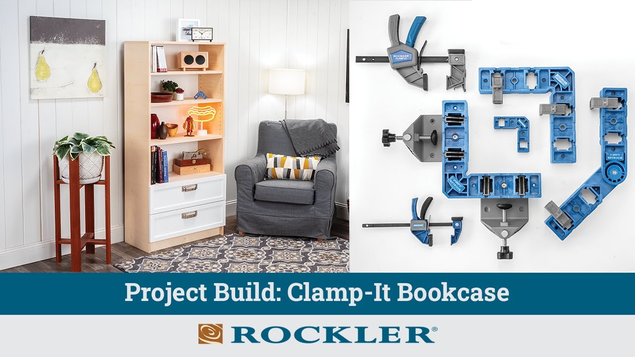 Clamp-It Bookcase Project Build