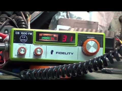 Fidelity CB1000FM CB27/81 UK FM CB radio -  On The Air test