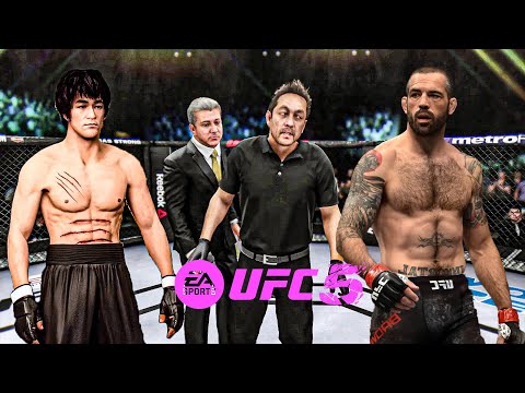 Bruce Lee vs Matt Brown   EA Sports UFC 5   Epic Fight 🔥🐲
