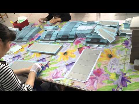 Gift Box Manufacturing - Adding Glue and Folding