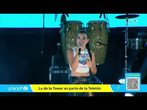 PRESENTACIÓN DE LU DE LA TOWER EN LA TELETÓN DE UNICEF
