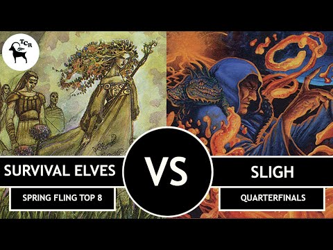 Premodern 2022 Spring Fling Quarterfinals - Survival Elves vs Sligh