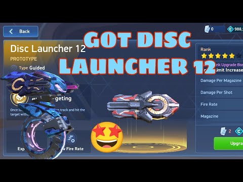 Got Disc Launcher 12 | Unstoppable Gameplay | Mech Arena