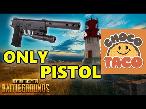 PUBG - TSM ChocoTaco - ONLY PISTOL CHALLENGE #SOLO