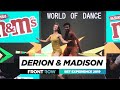 Derion Madison World Of Dance BET Experience 2019