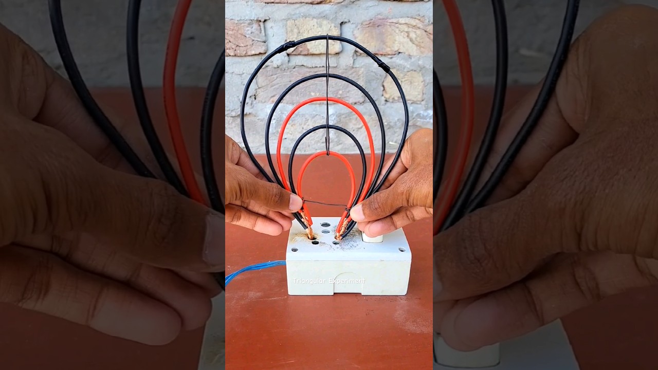 Electrical Experiment: Connecting Phase and Neutral Wires - What Happens? DO NOT REPLICATE