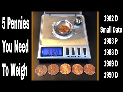 5 Modern Pennies You Need To Weigh Up - Copper or Zinc?