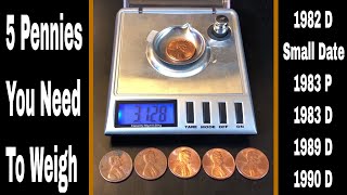 5 Modern Pennies You Need To Weigh Up - Copper or Zinc?