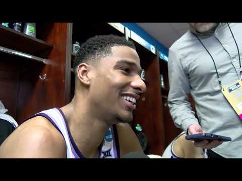 Kansas State Basketball | David N'Guessan Postgame Interview | K-State 75, Kentucky 69