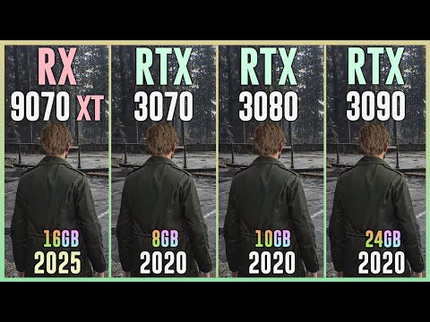 RX 9070 XT vs RTX 3070 vs RTX 3080 vs RTX 3090 - Test in 20 Games