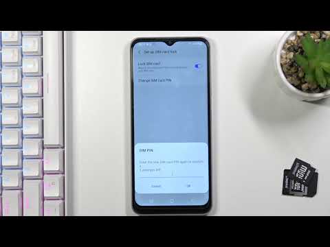 How to Change PIN Code on SAMSUNG Galaxy A22 5G - Set New PIN Number on Samsung Galaxy Phone