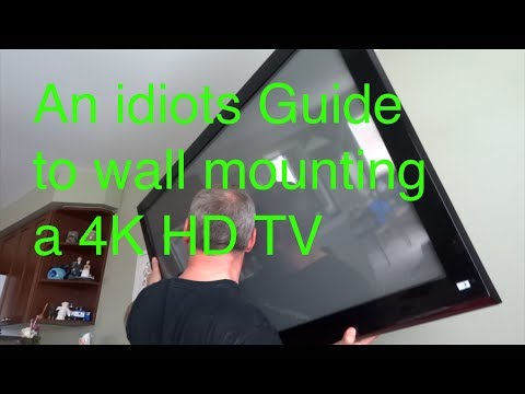 Idiots guide to wall mounting a TV