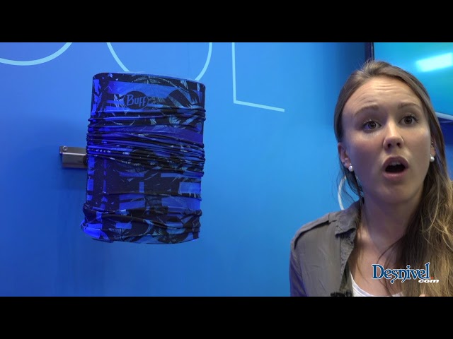 Vídeo relacionado con Buff Braga de cuello, CoolNet UV, Adulto Hombre Mujer, Azul, Talla unica, Flexible, Proteccion UPF50, Ligera, Elastica, Material Reciclado, Deporte, Verano