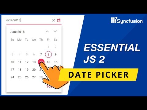 Essential JS 2 Date Picker
