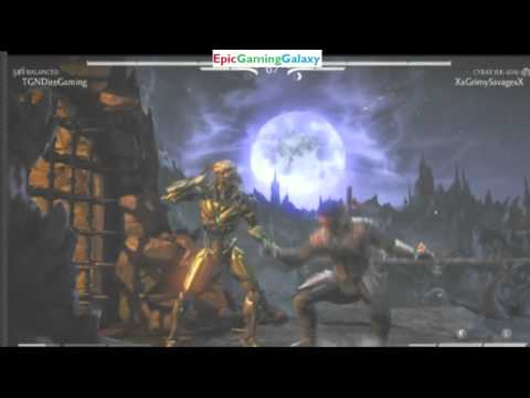 Kenshi The Rogue Swordsman VS Triborg In A Mortal Kombat X Xbox Live Match / Battle / Fight