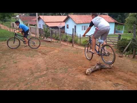 Trilha de bicicleta ouro fino mg