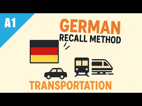 German A1 – Lesson 23 (Transportation)