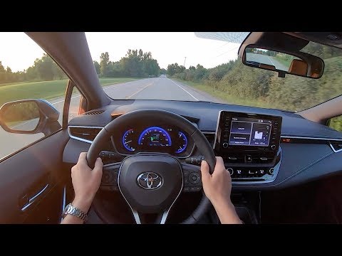 2019 Toyota Corolla XSE Hatchback (6-Speed Manual) - POV Sunset Drive (Binaural Audio)
