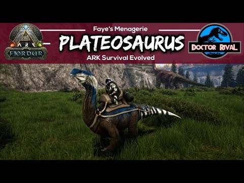 PLATEOSAURUS full taming || Faye's Menagerie || Ark Fjordur