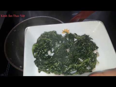 Cách làm món rau cải xoong xào tỏi ngon lạ miệng!