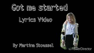Got me started by Martina Stoessel (Lyrics Video)