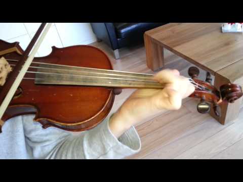 Hurtige fingre på violinen